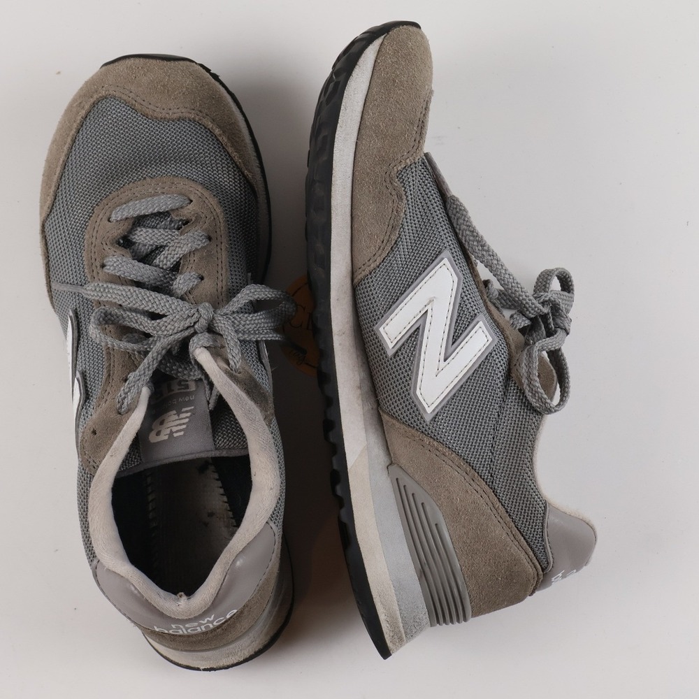 New Balance 515 Sneakers Grey Suede Mesh Low Top Mens 8